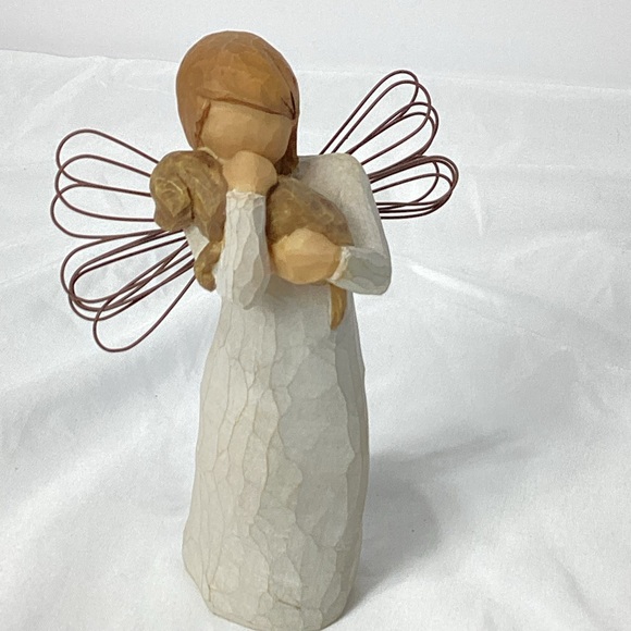 Willow Tree Other - Willow Tree Angel Of Friendship Figurine  2009 Demdaco Angel Holding a Puppy
